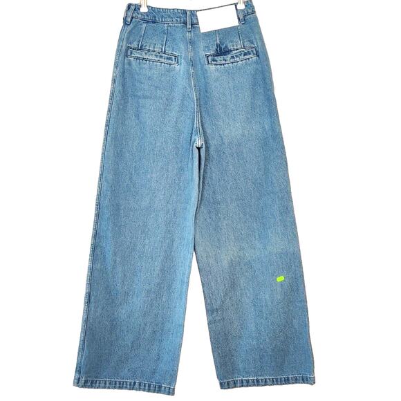 adidas Originals x KSENIASCHNAIDER Womens 3-Stripes Jeans Size 28 Wide Leg NWT - Picture 5 of 16